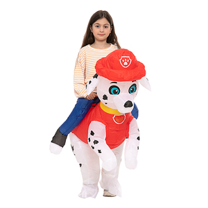 Promotion Cheap Theme Event Party Props High Quality Plastic Kids <strong>Inflatable</strong> Mascot <strong>Costumes</strong> Cartoon Dog <strong>Riding</strong> Cosplay <strong>Costumes</strong> - Product Image 3