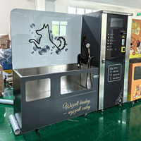 Machine à laver pour animaux de compagnie avec logo personnalisé, machine à laver pour animaux de compagnie en libre-service 24h/24, qualité d'exportation pour les animaleries, populaire en Europe