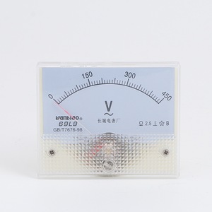 Voltímetro de Puntero Wanbio 69L9 450V CA Monofásico 80x64mm ABS Duradero - Product Image 4