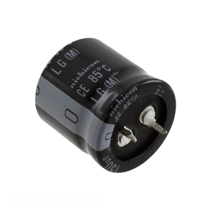 ตัวเก็บประจุแบบ Through Hole CAP ALUM 560UF 20% 200V SNAP TH 560 uF รุ่น LLG2D561MELA25 จากผู้ผลิต - Product Image 1
