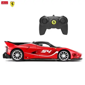 RASTAR buatan mobil mewah Ferrari FXX K Evo jenis mobil skala 1/24 mainan rc Ferrari mobil kontrol radio model