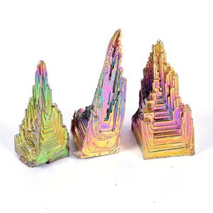 Espécimen de bismuto de arcoíris hermoso al por mayor, espécimen de pirámide, mineral de curación de mineral de cristal - Product Image 3