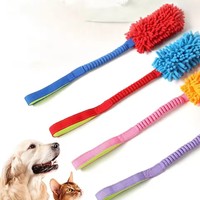 Jouet à mâcher en peluche molaire interactif multicolore durable pour chiens Style de nouveauté Fonction rebondissante Boîte à mâcher pour chien chanceux