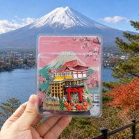 Aimant de réfrigérateur promotionnel en résine, badge magnétique personnalisé, cadeaux souvenirs de lieux emblématiques, Japon, Corée, Europe, Thaïlande, Italie, souvenir touristique