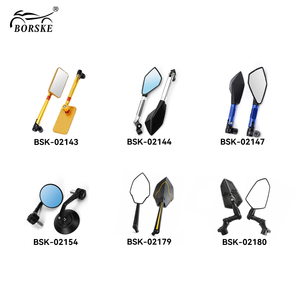 Specchietti Retrovisori Laterali Universali per Moto Honda, Suzuki, Kawasaki, Yamaha, <span class=keywords><strong>Ducati</strong></span>, Scooter e Moto Stradali - Product Image 2