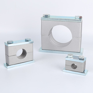 Serre-tuyau en alliage d'aluminium Reach 6-329 mm à double boulon, serrage hydraulique des tuyaux, finition en zinc métrique - Product Image 1