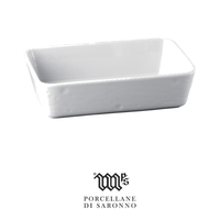 Plat à four rectangulaire en porcelaine Gastro 32 × 22 × 8,5 h cm 9912320 Mps