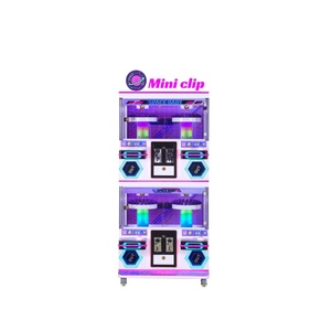 Máquina de garras mini boutique de alta calidad para 4 personas, máquina de garras de monedas para niños, grúa de regalos favorita de los niños - Product Image 5