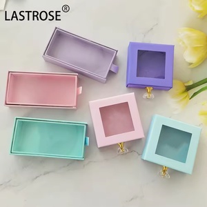 空のまつげボックス香水ミンクまつげ包装ボックスまつげボックスまつげケースハンドル付き - Product Image 2