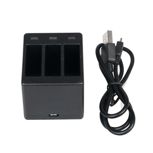 KAMPHO Nouveaux chargeurs 3 canaux pour <span class=keywords><strong>GoPro</strong></span> <span class=keywords><strong>Hero</strong></span> <span class=keywords><strong>5</strong></span> 6 7 Action Camera Accessoires AHDBT-501 Batteries Chargement Hub - Product Image 2