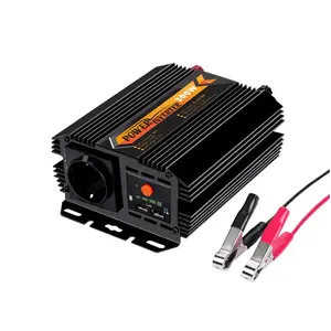 500W 12v dc to ac 110v/220v solar power inverter with solar charge controller