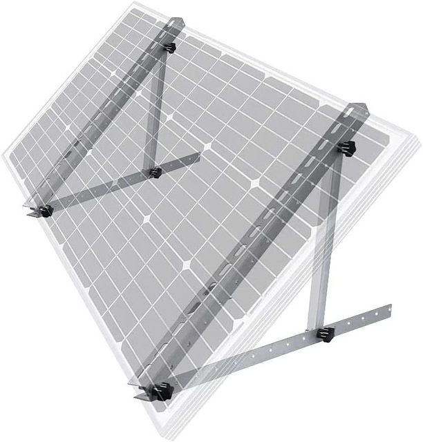 44 Inch Solar Panel Balcony or Roof or Wall Mount Adjustable Angle Tripod Bracket Triangle Aluminum for Solar Energy System