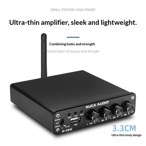 Amplificador de Potencia DAC USB de Alta Fidelidad para Audiófilos, de Aleación de Aluminio, 4.1 Canales, M504C, Diseño de Montaje en Rack 1U - Product Image 1
