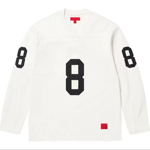 เสื้อเจอร์ซี่พิมพ์ลายสำหรับผู้ชายเสื้อสวมหัวแขนยาว25 SS สไตล์ Sup เสื้อผ้าอินเทรนด์มียี่ห้อ - Product Image 5