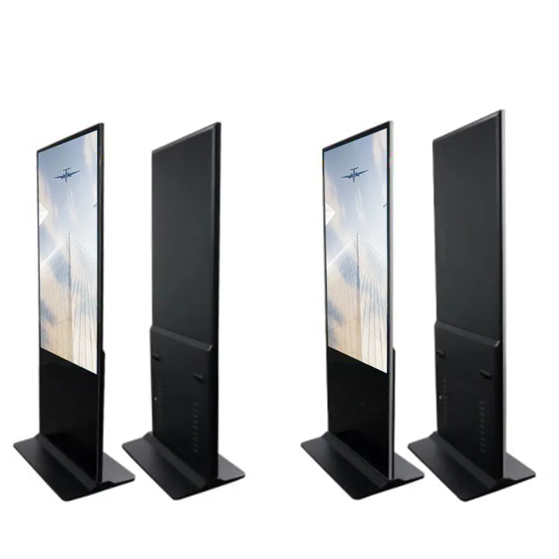 कस्टम मेड 65 इंच खड़ी विज्ञापन मशीन डिजिटल Signage एलसीडी डिस्प्ले स्क्रीन के लिए व्यापार शो