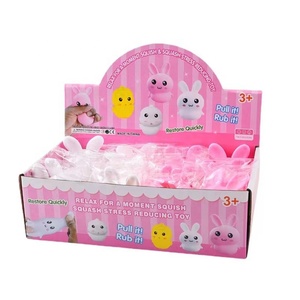 Juguete Antiestrés Creativo y Adorable en Forma de Conejo de Plástico Kawaii, de Compresión Lenta, Unisex, con Bola de Harina en Forma de Corazón - Product Image 3