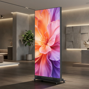 จอแสดงผล LED แบบพับได้ P2.0GOB ความละเอียด 4K ความสว่าง 500 Cd 178 °   ขาตั้งแบบตั้งพื้นสำหรับใช้งานภายในอาคาร รองรับ HDR10 - Product Image 4