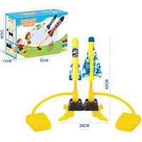 Lanceurs de poche à bulles jouets de plein air lancement bébé Eva mousse Stomp extrême jouet lance-roquettes avec lumière pour les enfants