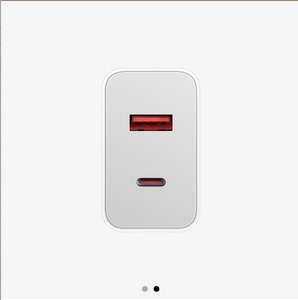 Chargeur double port Mijia 35W (1C + 1A) blanc - Articles pour la maison intelligente >> Produits pour la maison intelligente - Product Image 2