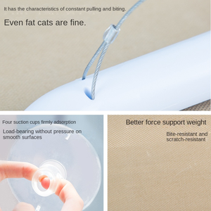 Hamac d'été robuste pour chat avec ventouse en plastique durable Lit de sécurité solide pour chat avec siège de repos Produits pour chat - Product Image 2