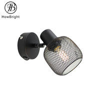 Spot LED E14 design moderne, multicolore, en forme de filet métallique, blanc/noir, 1/2/3/4 têtes, pour intérieur