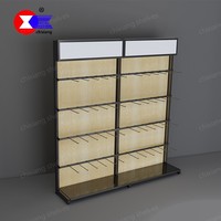 Vitrines rotatives en métal et en verre, présentoirs éclairés par LED et étagères de supermarché, vente en gros d'étagères gondoles