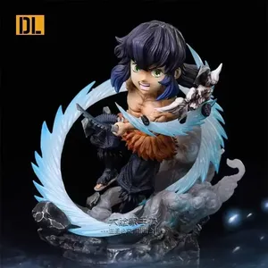 Modèle de jouet d'anime en PVC rose flamme mignon de 13 cm, état neuf, échelle 1:1, figurine d'action, emballage en boîte de couleur pour enfants, bureau - Product Image 3