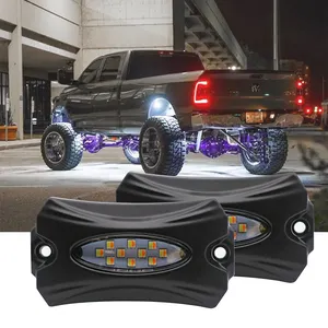 טהור לבן רוק תחת רכב led underglow רכב אורות ניאון רוק אורות led עבור משאיות