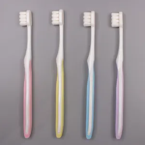 Brosses à dents pratiques Brosse à dents transparente avec poils haute densité