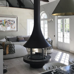 CRUZEIRO Moderno Comercial Autoportante Circular Wood-Burning Winter Heating Único Direct-Vent Gás Indoor Lareira - Product Image 3