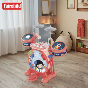 Batterie électrique 2 en 1 pour enfants, jouet <span class=keywords><strong>jazz</strong></span> avec lumière musicale, fonction éducative, matière plastique ABS pour les jeux. - Product Image 4