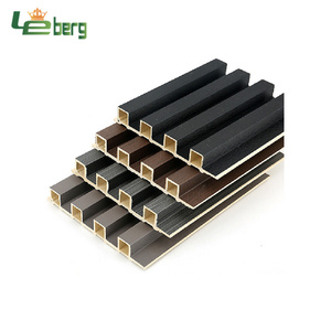 <span class=keywords><strong>Pannelli</strong></span> di parete scanalati Wpc legno interno decorativo legno alternativo Wpc pannello di parete - Product Image 2