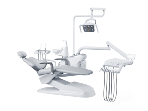 Unit Kursi Gigi untuk Klinik dengan Pedal Kaki Multifungsi, Penampil <span class=keywords><strong>X-ray</strong></span> Terintegrasi, dan Sistem Air Murni - Product Image 4