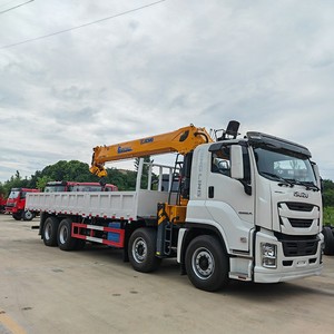 ขายตรงจากโรงงาน รถบรรทุกติดเครนไฮดรอลิก อีซูซุ กิกะ 6x4 12 ตัน 14 ตัน แบบบูมตรง - Product Image 1