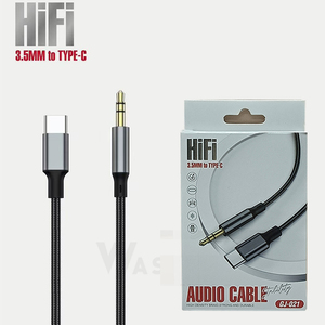 <span class=keywords><strong>สาย</strong></span>อะแดปเตอร์เสียง <span class=keywords><strong>Aux</strong></span> to USB-C เป็น <span class=keywords><strong>3.5</strong></span> มม. พร้อมปลอกหุ้ม PVC แบบถัก สำหรับรถยนต์ คอมพิวเตอร์ ลำโพง และหูฟัง - Product Image 1