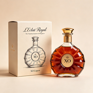 Boîte d'emballage personnalisée haute résistance, boîte de collection robuste pour bouteille de Cognac XO et pack d'approvisionnement de spiritueux - Product Image 5
