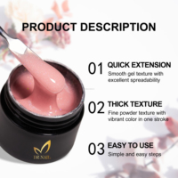 Gel UV LED Scintillant DZ Nail Sans HEMA ni TPO pour Extension d'Ongles, Gel Polish OEM ODM Marque Privée