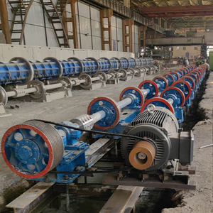 Ligne de production automatique de poteaux en béton avec machine à filer et moule à poteaux ronds pour la transmission d'énergie - Product Image 5