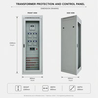 Solution EPC IEC 61850 110kV 66kV 35kV, système d'automatisation de postes de transformation tout-en-un, protection et panneau de commande des transformateurs