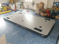 Plateforme de pêche et de camping flottante gonflable, bateau de pêche portable, bateau plat à coussin d'air