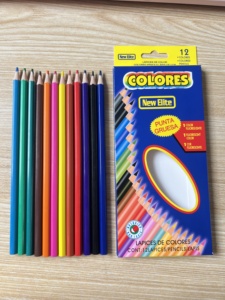 Ensemble de crayons de couleur en plastique 12 couleurs dans une boîte colorée, mines de lapis hexagonales de 7 pouces, crayons de couleur professionnels pour enfants - Product Image 5