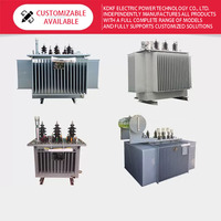 Transformateur de puissance triphasé immergé dans l'huile 33kV 11kV vers 400V 415V 50Hz S11 S13, 50°C Ambiant, Fabricant sur mesure