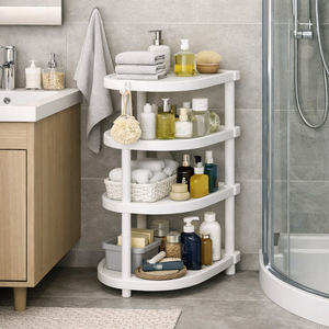 Round Multi Layer <b>Storage</b> <b>Rack</b> With Shelves For Bedroom Home Use Standing Type W432 - Product Image 3