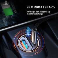 Usine directe métal Double Port USB chargeur de voiture 2.4A allume-cigare Mini adaptateur secteur