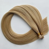 Extensions de cheveux naturels Remy vietnamiens I-Tip double drawn de qualité supérieure, invisibles et réutilisables, vente en gros, sans déchirure, emballage personnalisé