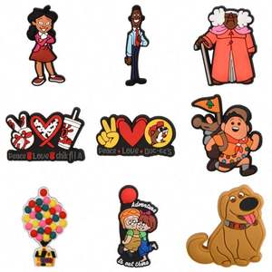 Vente chaude classique 2D PVC bonbons chaussures breloques pour personnalisé sabot bracelet décorations expédition rapide par DHL/Fedex - Product Image 2