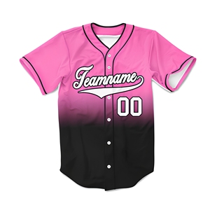 Venta al por mayor de camisetas de béisbol personalizadas con MOQ bajo, camisetas extragrandes de moda para marcas de ropa deportiva estadounidenses al por mayor - Product Image 1