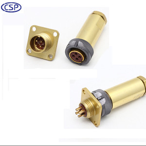 ขั้วต่อวงกลมซีรีส์ CSP PC รุ่น PC-4T ปลั๊กแบบมีเกลียวสำหรับการบิน ขั้วต่อแบบตัวผู้และตัวเมีย - Product Image 1