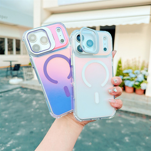 <span class=keywords><strong>เคส</strong></span>กันกระแทกแม่เหล็กแบบเปลี่ยนสีได้ ป้องกันการตกจากสี่มุม สำหรับ iPhone 17 Pro Max 16 15 <span class=keywords><strong>14</strong></span> <span class=keywords><strong>13</strong></span> พร้อมฝาครอบป้องกันเลนส์กล้อง - Product Image 5