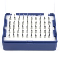 Mesin mata bor CNC karbida baja Tungsten, Kit modul Sensor papan sirkuit cetak Mini 10mm PCB Aloi